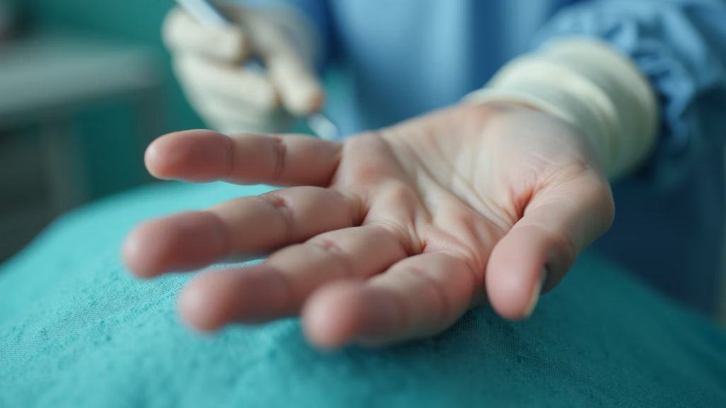 Vibration White Finger condition illustration